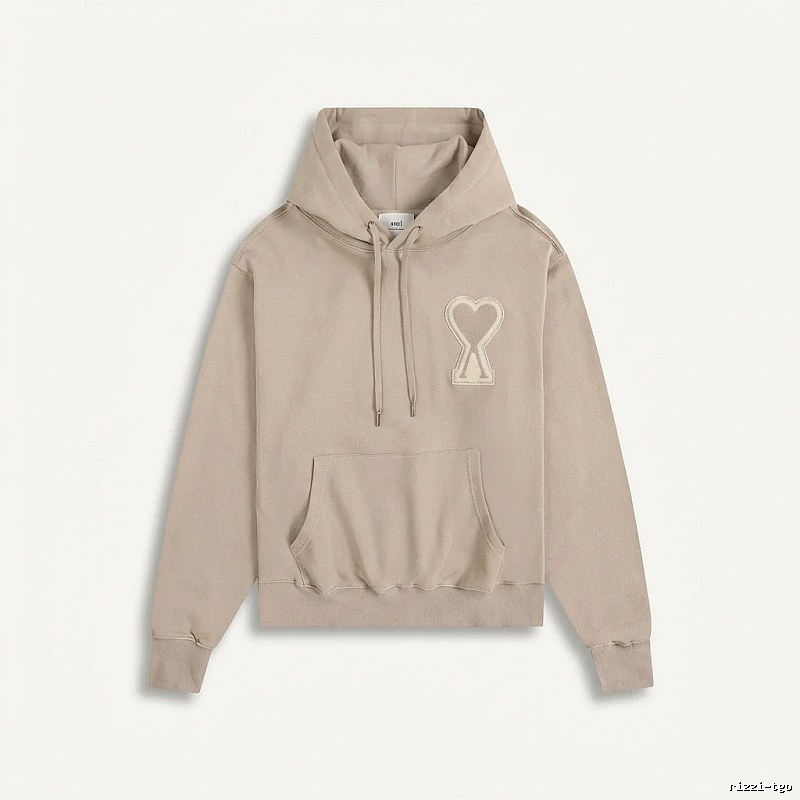 AMI Love Trend Brand Beige Sweatshirt