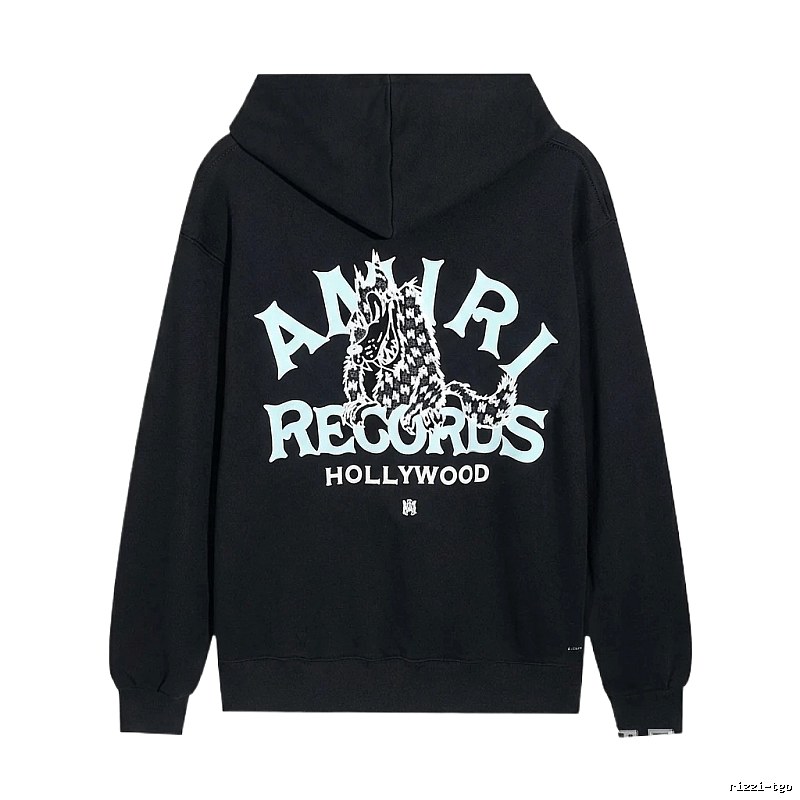 AMIRI Records Black Tide Cool Sweatshirt