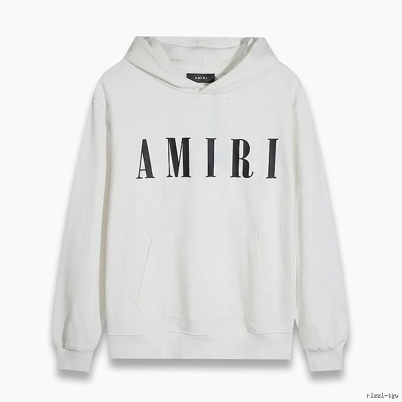 AMIRI simple style white hoodie