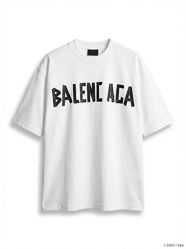 Balenciaga minimalist style white T-shirt