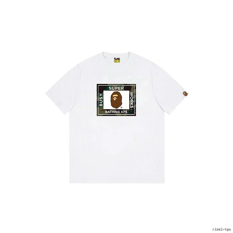 Bape Ape Head Camouflage Style Short-sleeve Shirt