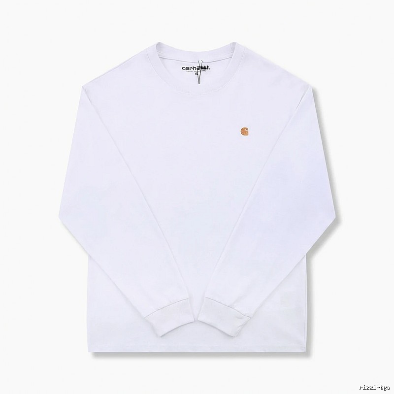 Carhartt classic simple style white sweatshirt