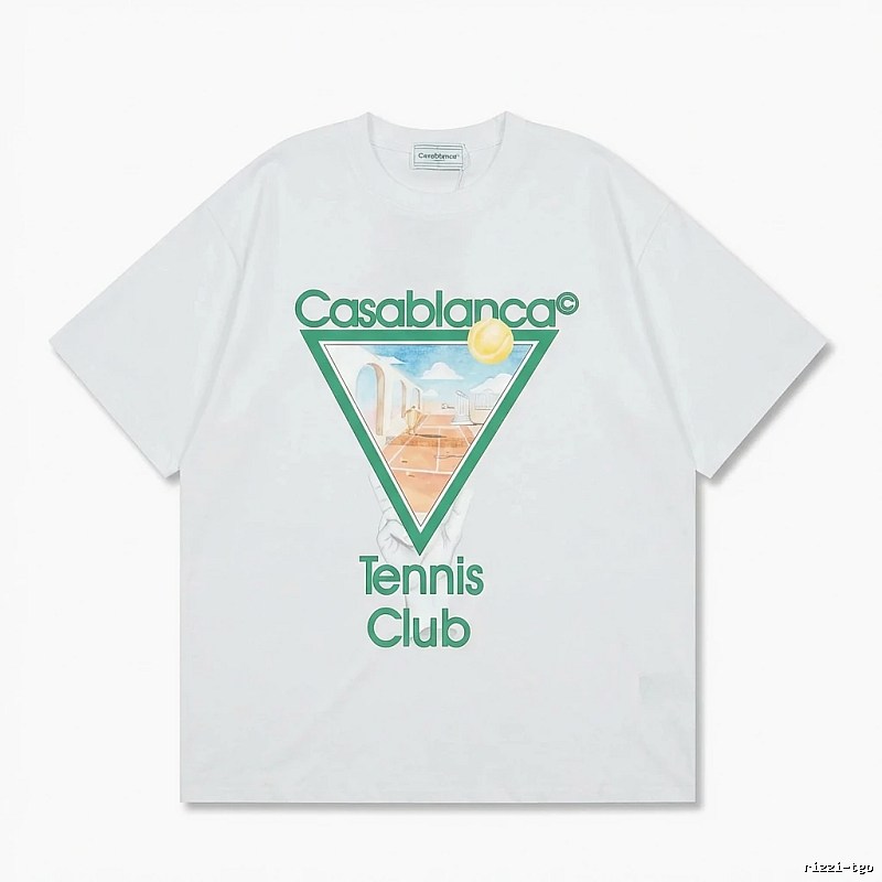 Casablanca Tennis Style White T-shirt
