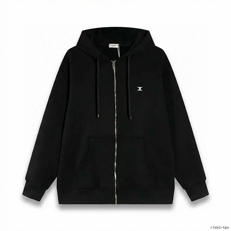 CELINE's classic black hoodie