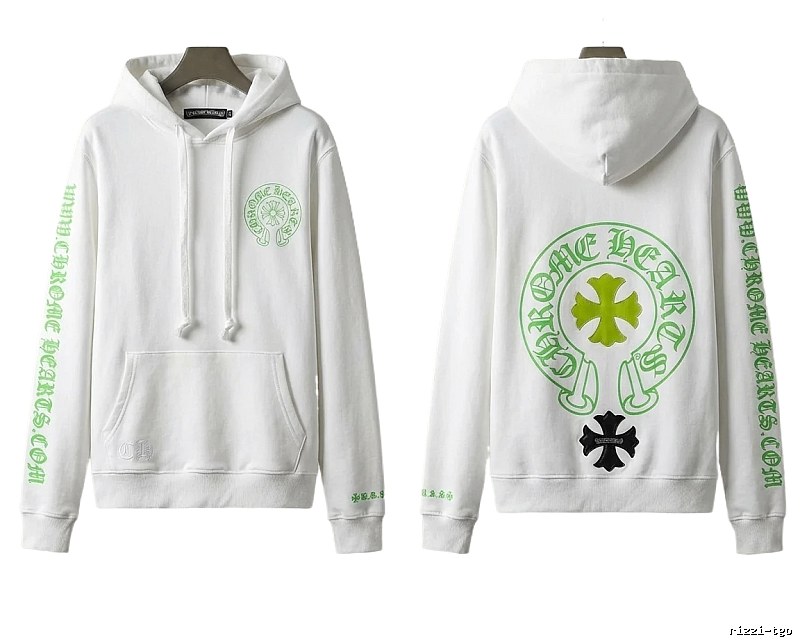 Chrome Hearts Cross Trend Brand White Sweatshirt