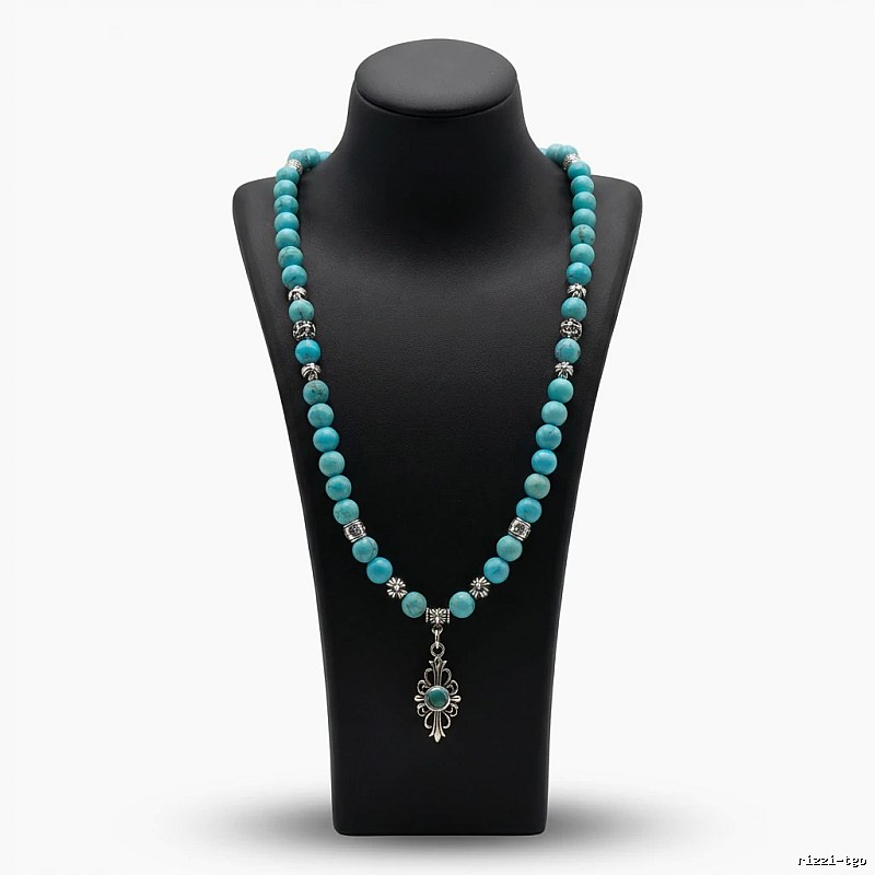 Chrome Hearts Turquoise Vintage Necklace