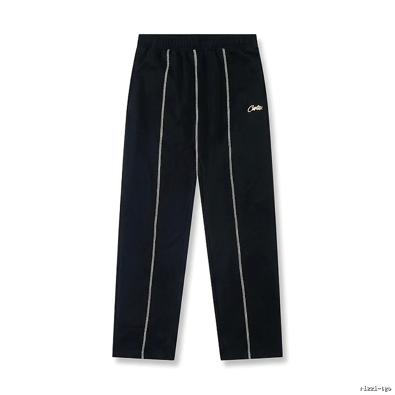 Corteiz minimalist style black trousers