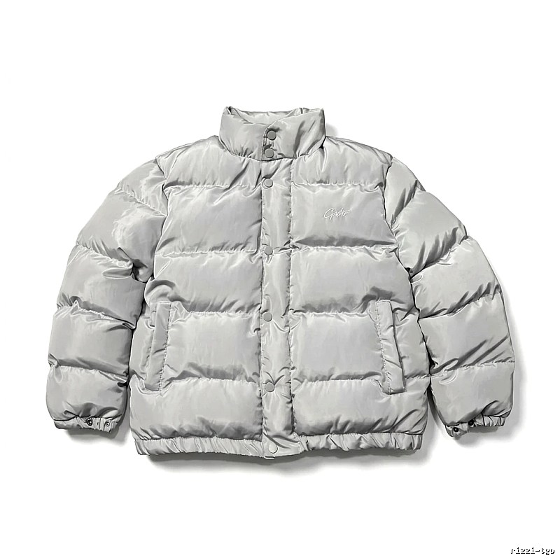 Corteiz Silver-Gray Trendy and Cool Down Jacket