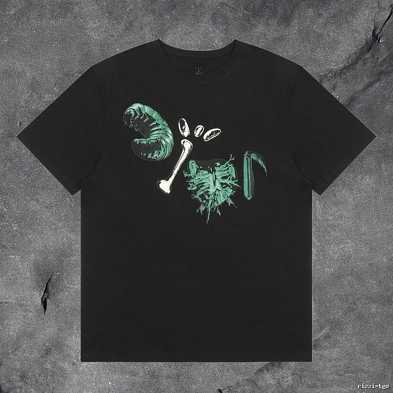 Denim Tears 2031-62 Black Graphic T-Shirt Outdoor Days