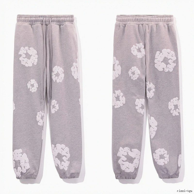 DENIM TEARS Printed Casual Grey Pants