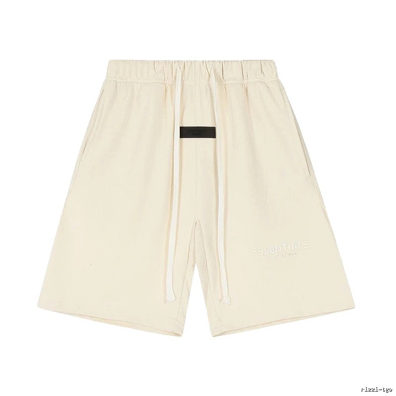 ESSENTIALS minimalist style off-white shorts