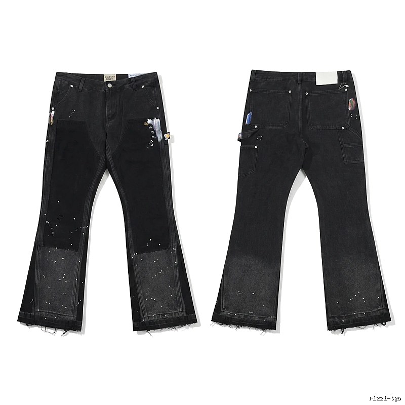 Gallery Dept Graffiti Style Black Jeans