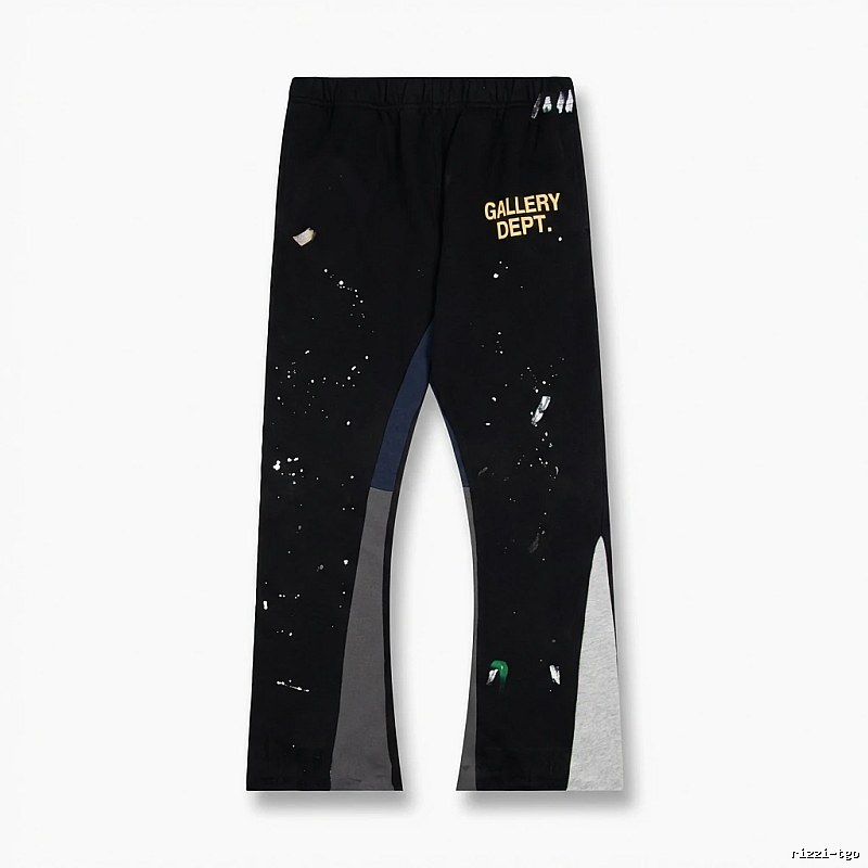 Gallery Dept Graffiti Style Black Trousers