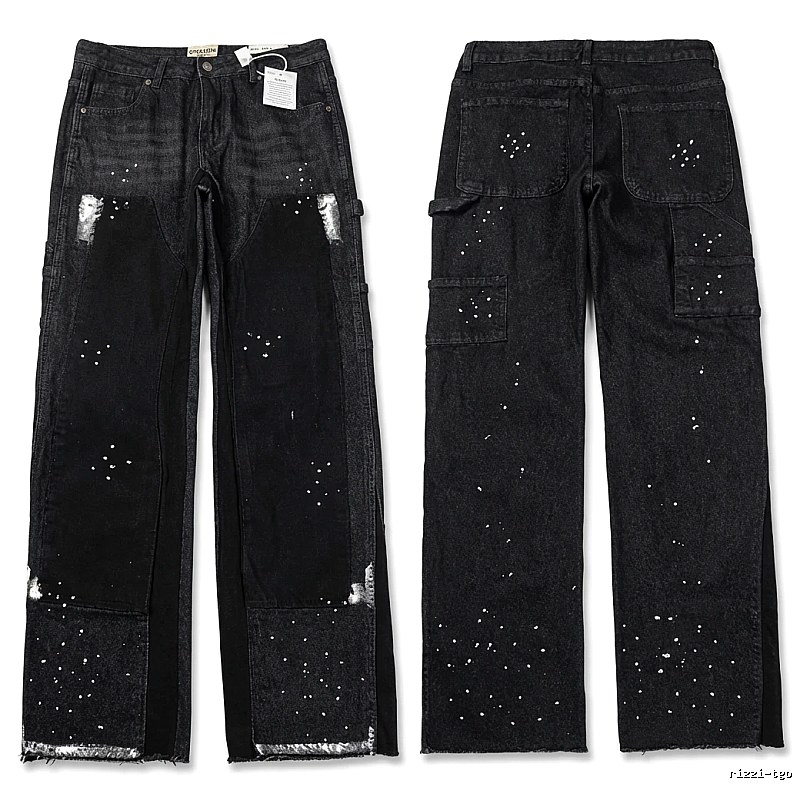 Gallery Dept. workwear style black jeans
