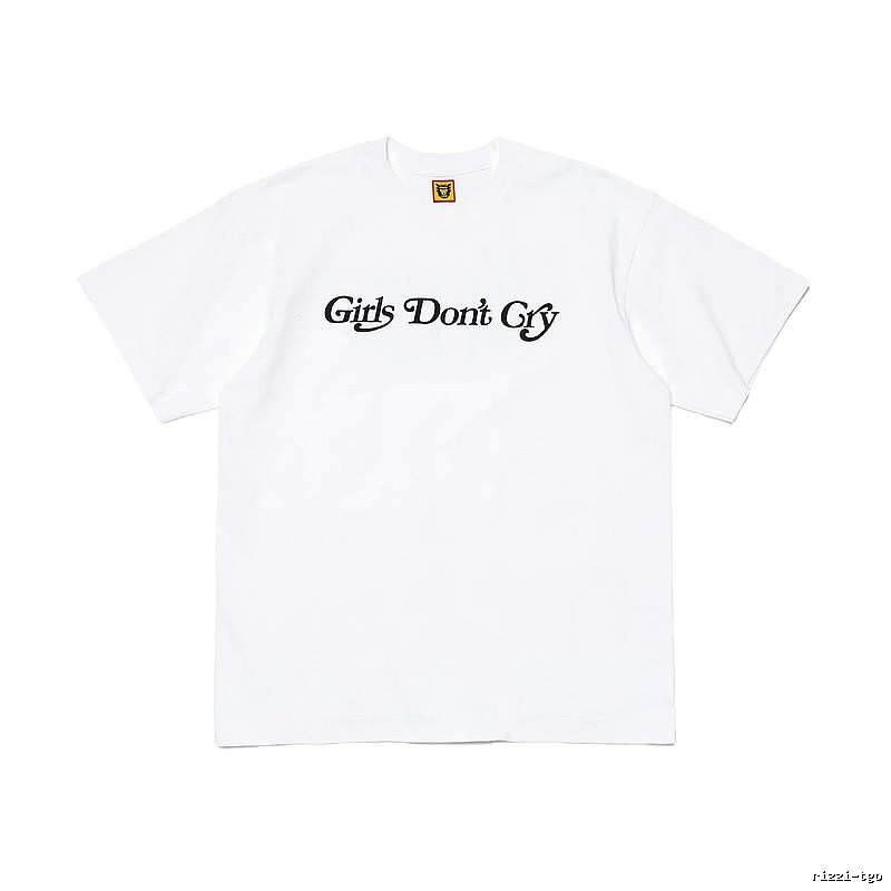 HUMAN MADE Co-branded Japanese Streetwear White Printed T-Shirt
