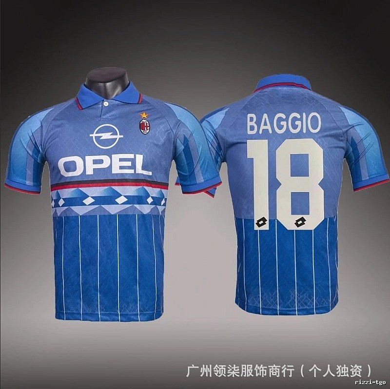 Inter Milan Lightweight Brehme #3 soccer jersey Blue Black Striped for Gift Ideas