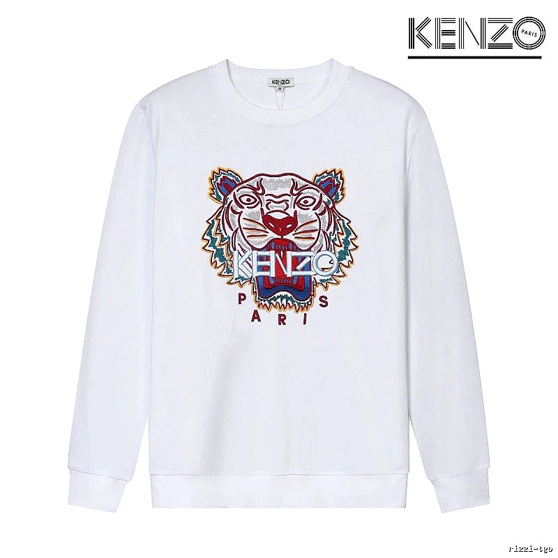 Kenzo Style Kc18 Tiger SweatShirt Clean Finish Graphic