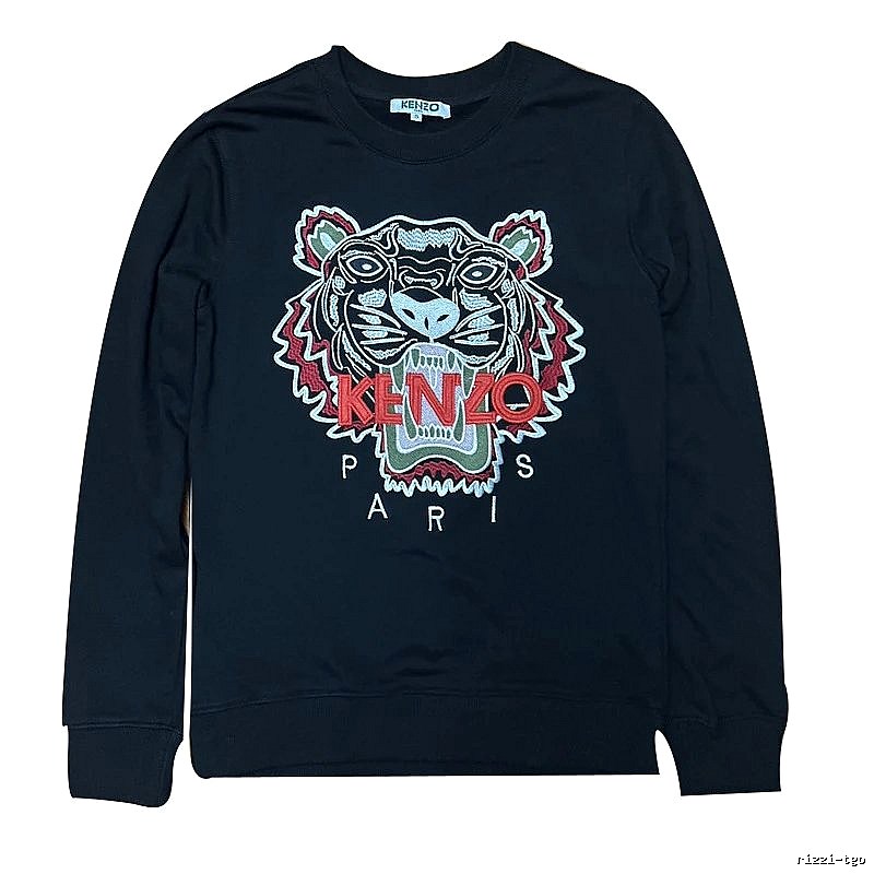 Kenzo Style Kc55 Tiger SweatShirt Casual Layering Graphic