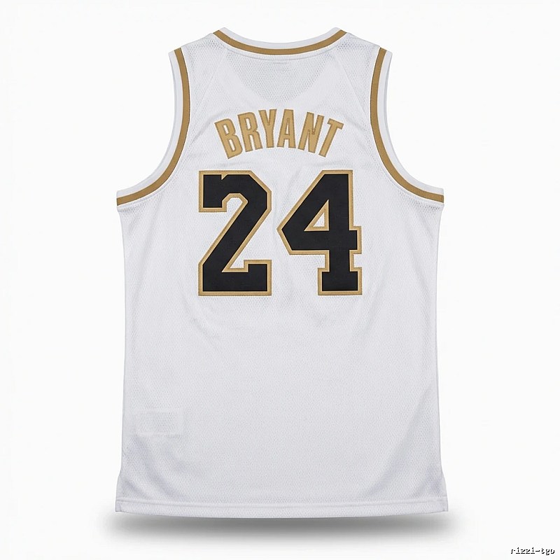 Kobe No. 24 retro-style white jersey