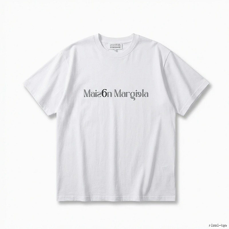 Maison Margiela minimalist style white T-shirt