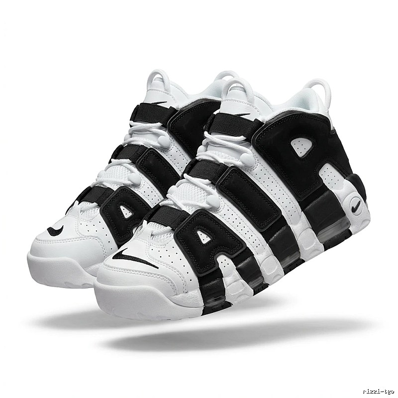 Nike Pippen Black and White Retro Athletic Shoes
