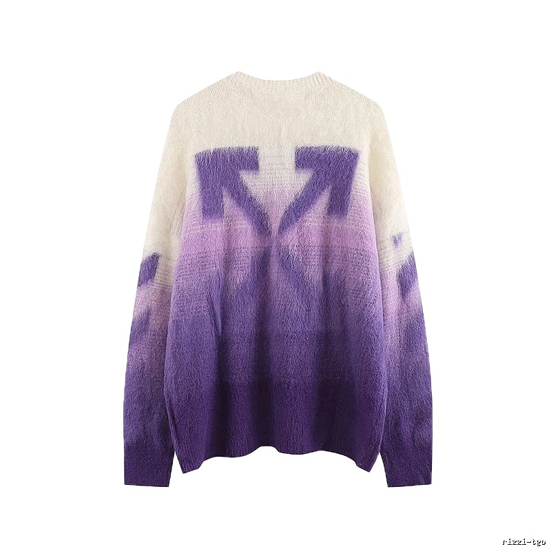 Off-White Gradient Trendy Sweater