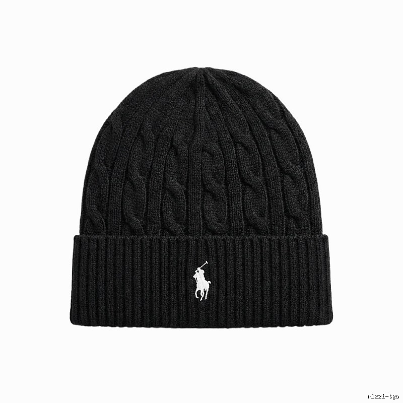 Ralph Lauren Polo Black Knitted Hat
