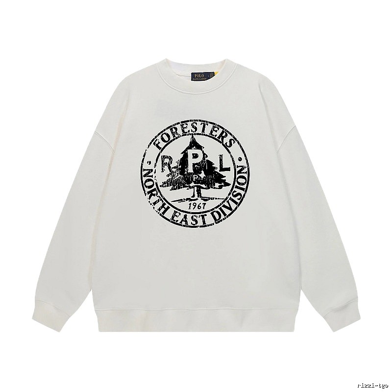 Ralph Lauren retro-style white sweatshirt