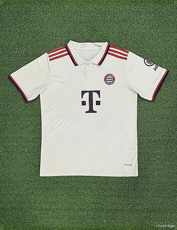 Real Madrid Logo Detail Home soccer jersey White Real Madrid with Relaxed Feel