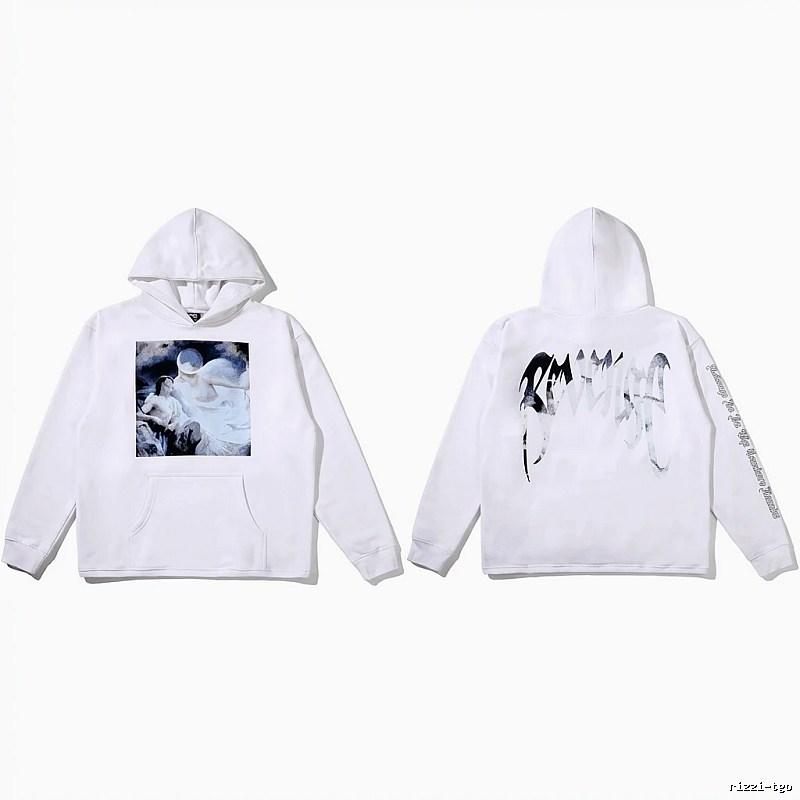 Revenge dark style white hoodie