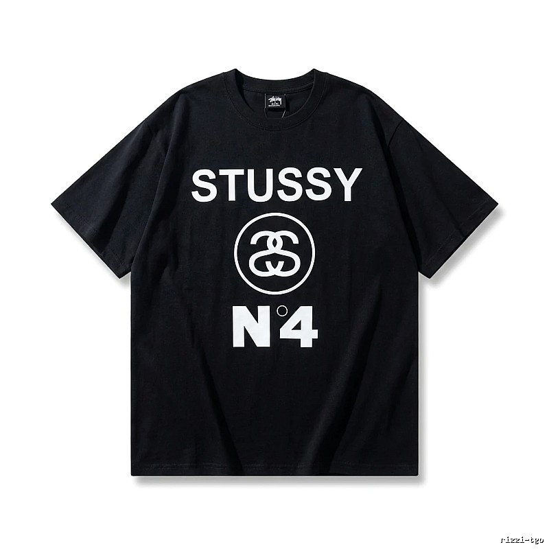 Stussy classic style black T-shirt