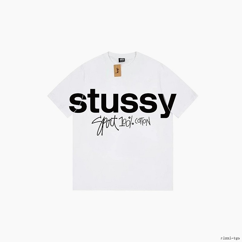 Stussy Gift Ready Graphic T-shirt Black White Stussy with Standout Detail