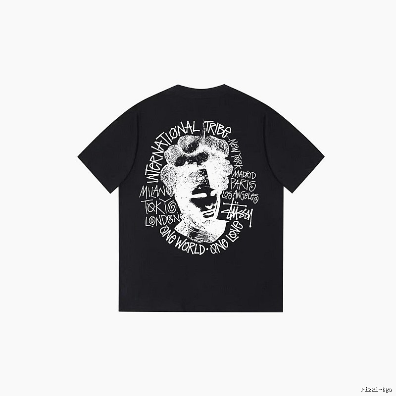 Stussy Weekend Graphic T-shirt Black White Stussy for Seasonal Looks
