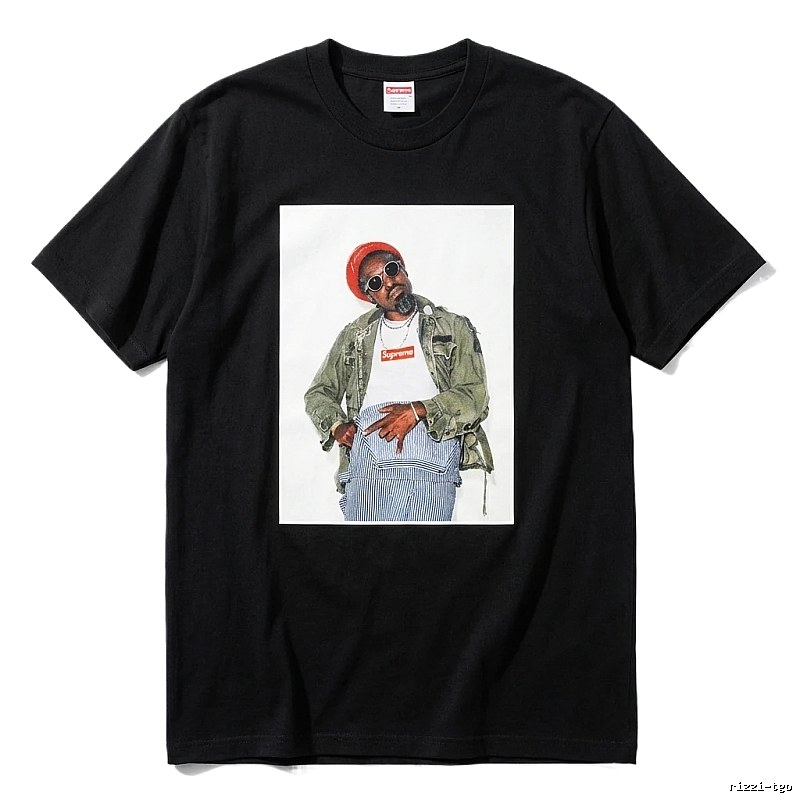 Supreme Portrait Style Black T-shirt