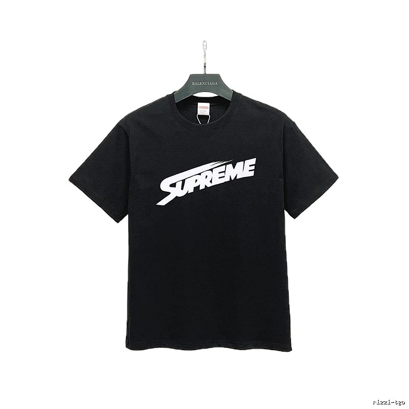 Supreme Printed Street-Style Black T-Shirt