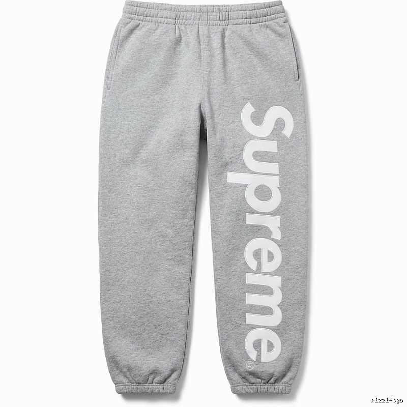 Supreme trendy brand grey sweatpants
