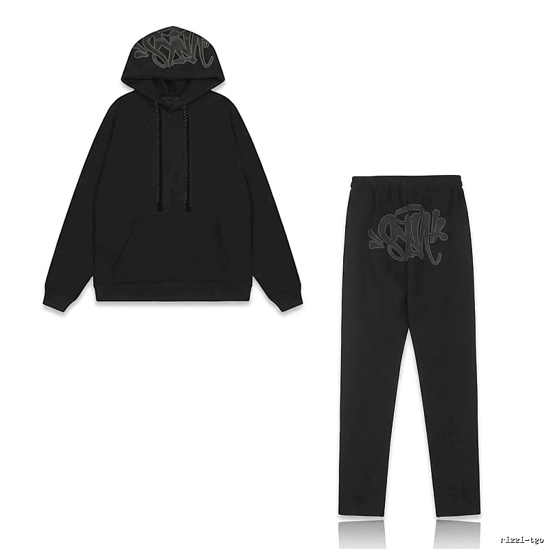 SynaWorld Trendy and Cool Style Black Suit