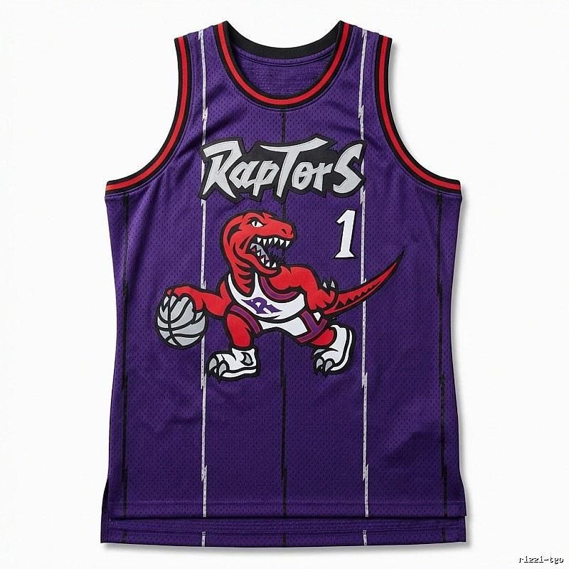 Vince Carter's retro-style jersey of the Raptors.