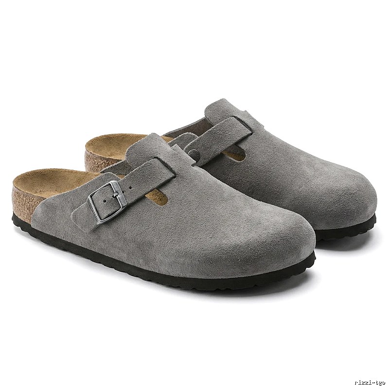 Vintage-style gray of BIRKENSTOCK shoes