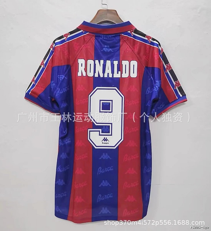 AC Milan Relaxed Kaka #22 soccer jersey Black Red Striped with Versatile Design
