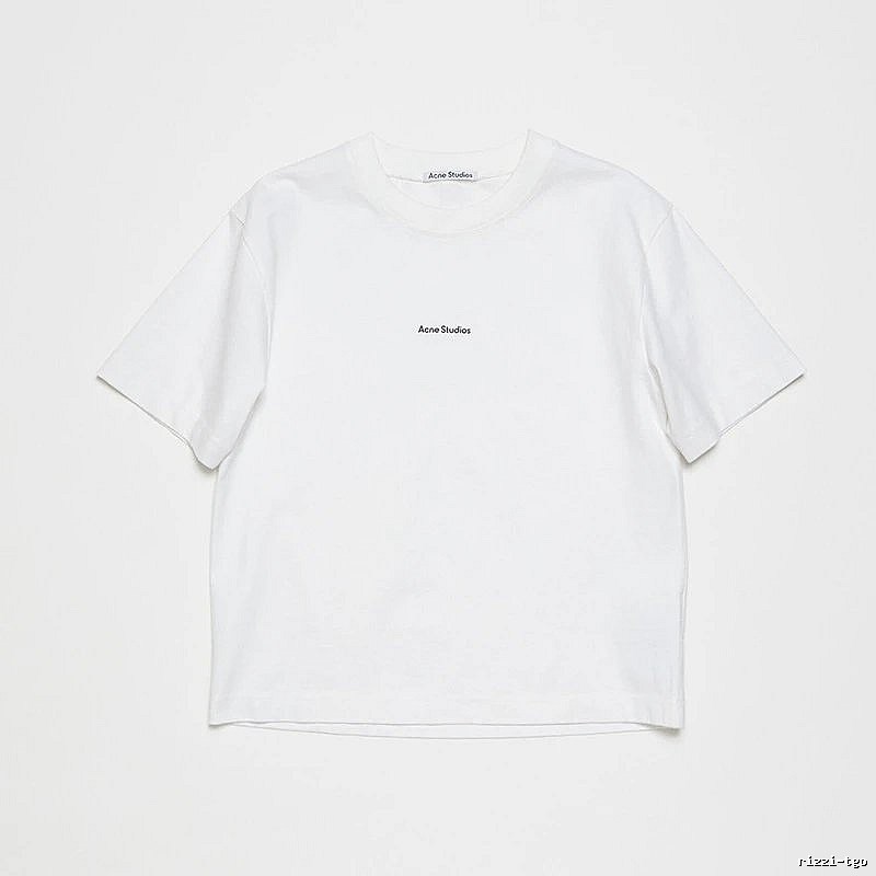 Acne Studios 2090-80 White Style Ac908042 Stockholm Logo T-Shirt Statement Graphic