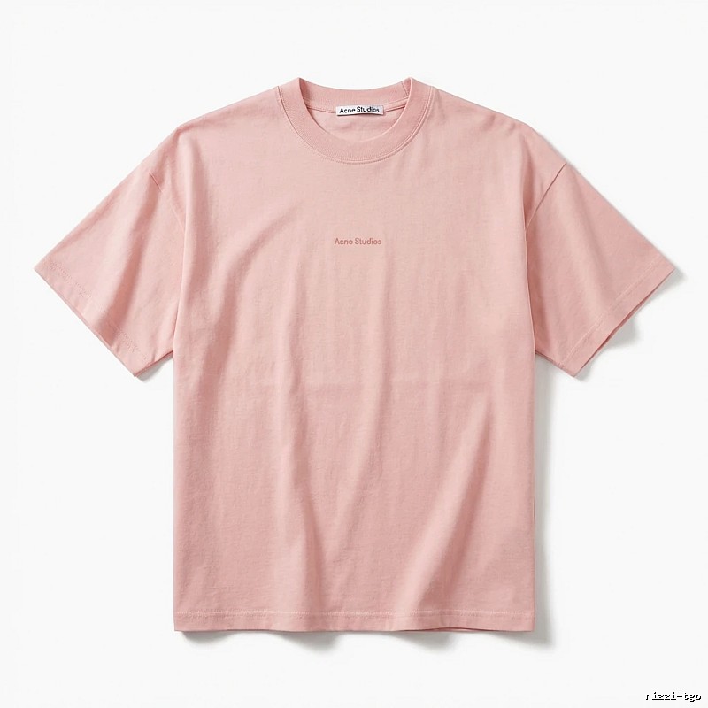 Acne Studios minimalist style pink T-shirt
