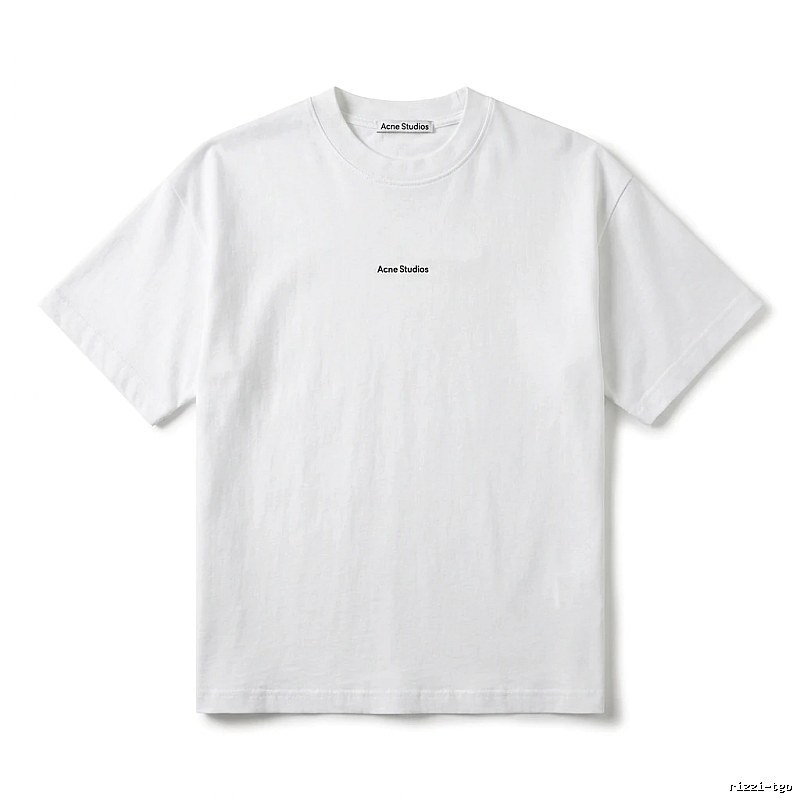 Acne Studios minimalist style white T-shirt