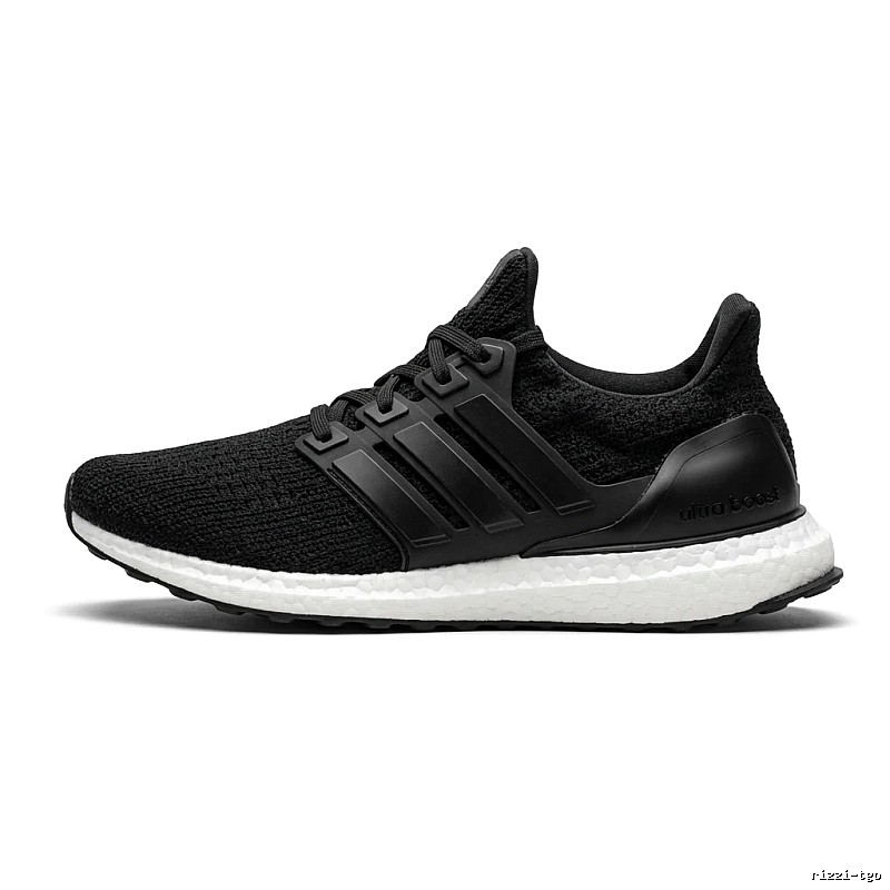 Adidas Ultraboost black and white running shoes