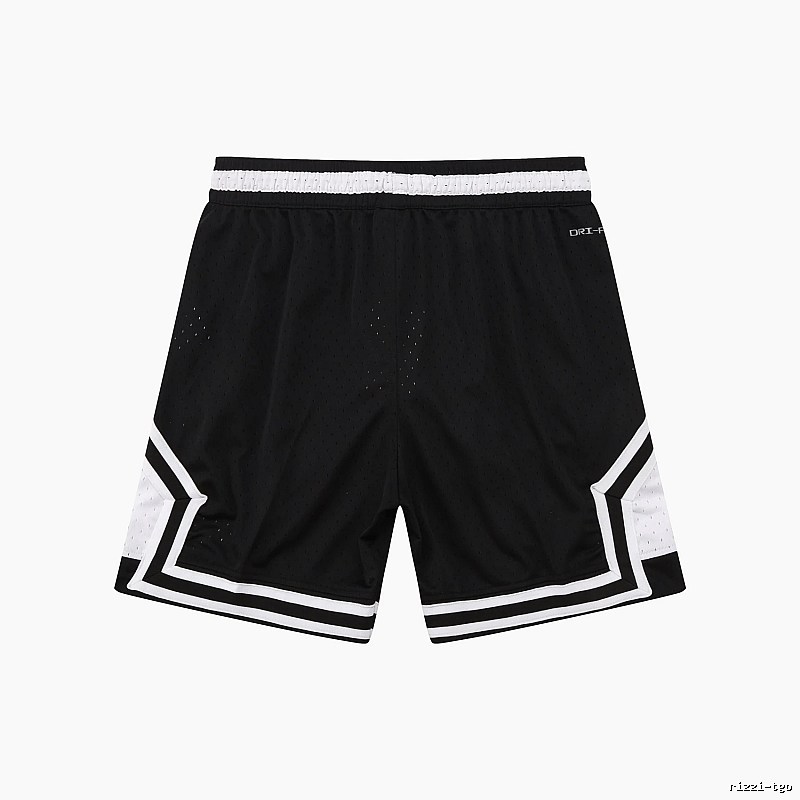 AJ Sporty Black and White Shorts