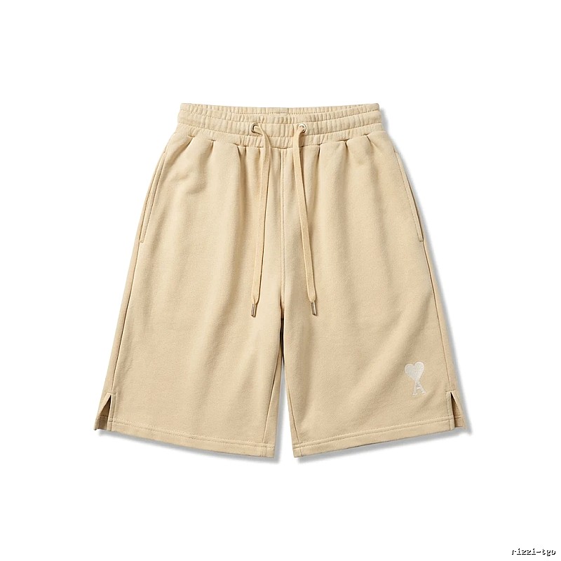 AMI casual style khaki shorts