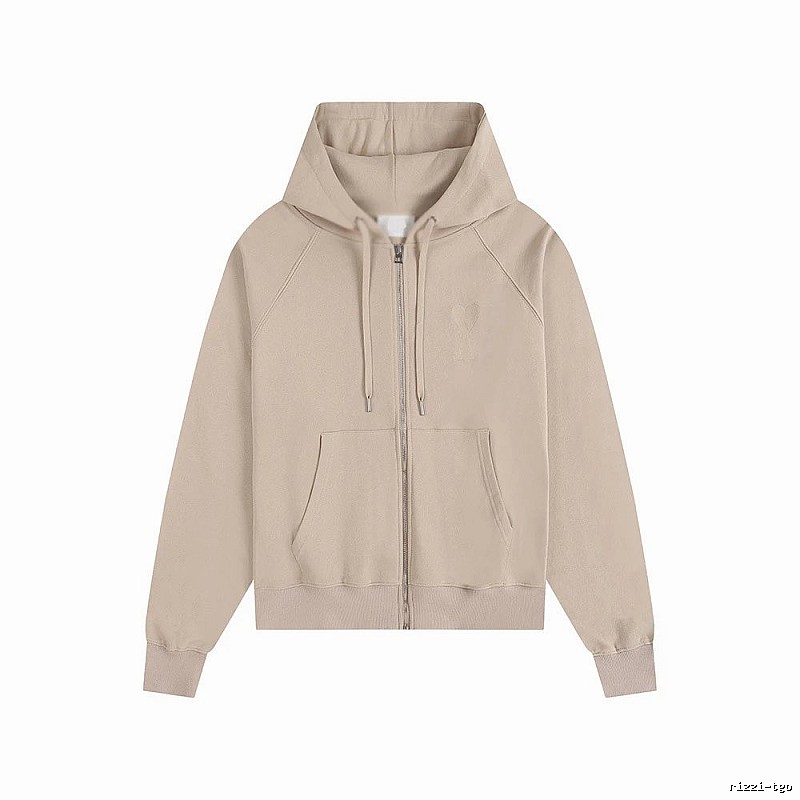 AMI Extremely Complex Style Beige Hoodie