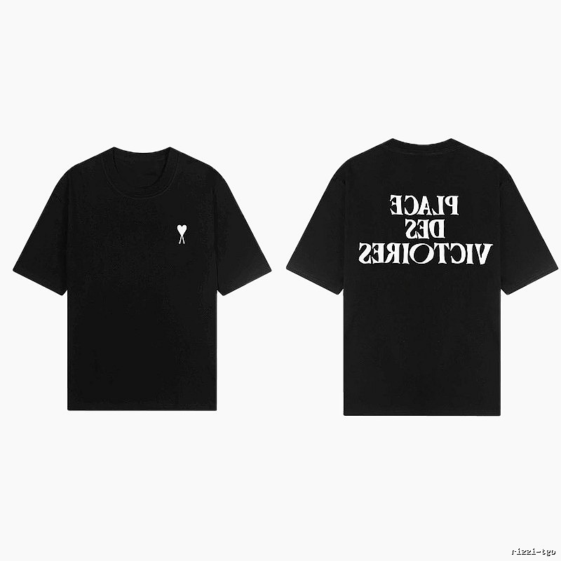 AMI letter-style short-sleeve T-shirt