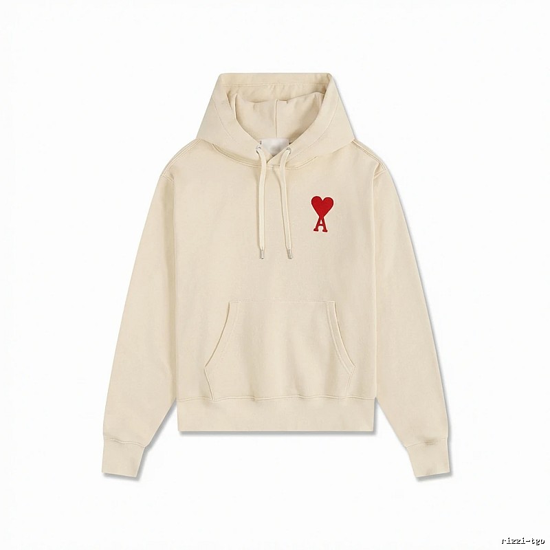 AMI Love Pattern Beige Sweatshirt