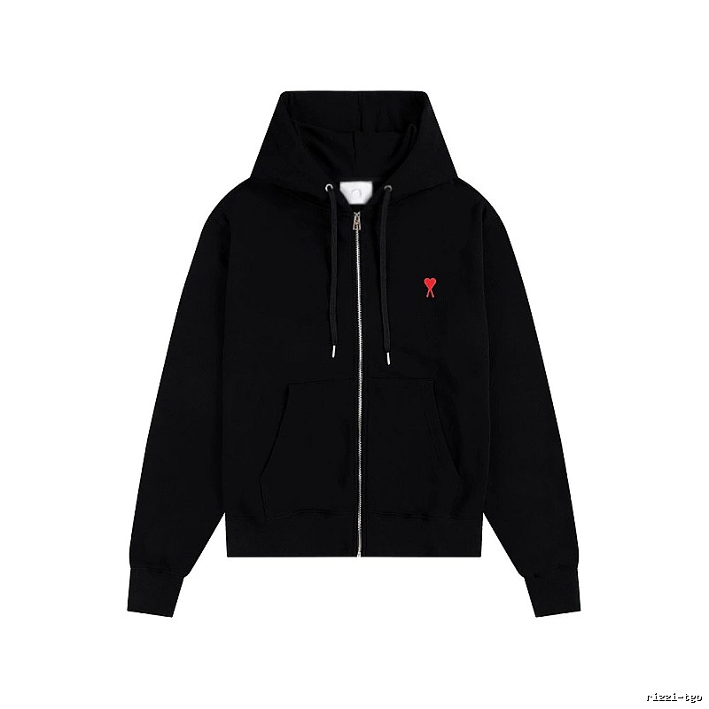 AMI Love Trend Brand Black Hoodie